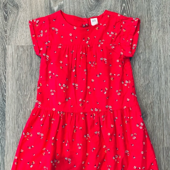 NEW Gap Girls Floral Short Sleeve Dress 5t - Picture 2 of 4